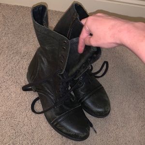 Steve Madden combat boots